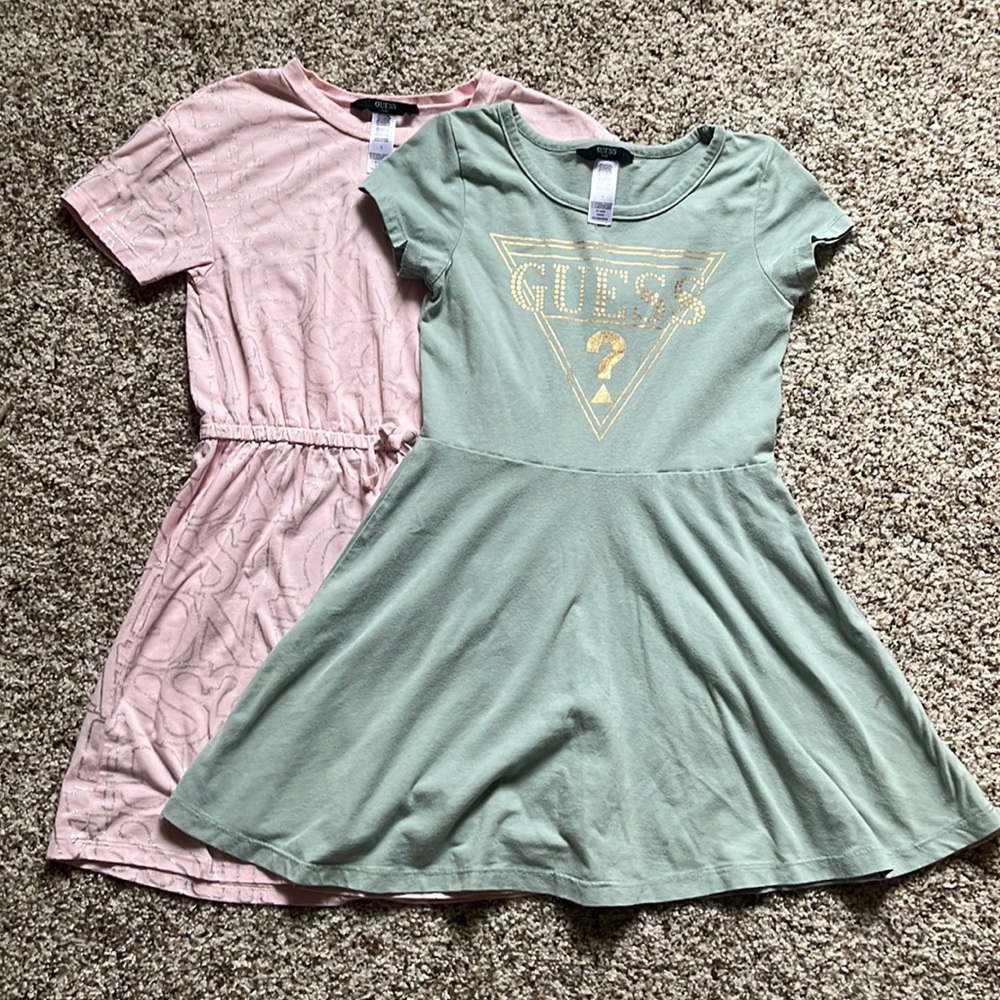 Guess brand cotton-poly blend girls dresses size 7